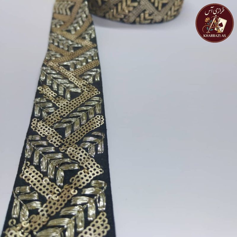01 (7) نوارسنتی طلاکوب عرض۵سانتی