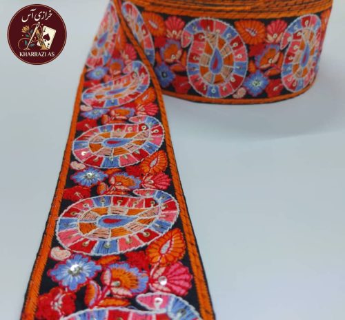 نوارسنتی طرح ترنج عرض۶سانتی